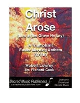 Christ Arose SATB choral sheet music cover